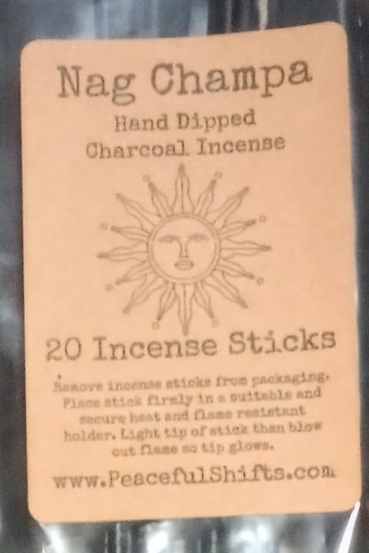 Nag Champa - Hand Dipped Charcoal Incense - Image 2