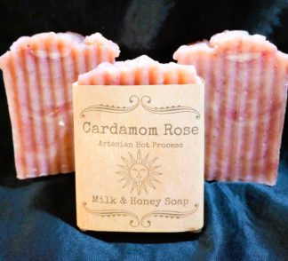Cardamom Rose - Milk & Honey Soap